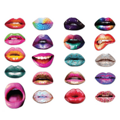20pcs Funny Lip Mouth Photobooth Props Wedding Birthday Party Decorations