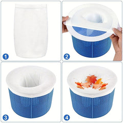 Swimming Pool Filter Saver Skimmer Basket Sock Sleeve Net