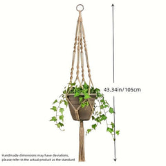 Boho Hemp Rope Plant Hanger