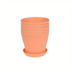 Solid Thickened Round Flower Pot Mini Flowerpot Home Garden Decor