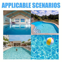 100g Pool Cleaning Tablet Floating Chlorine Chemical Dispenser for Hot Tub Swim