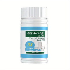 100g Pool Cleaning Tablet Floating Chlorine Chemical Dispenser for Hot Tub Swim
