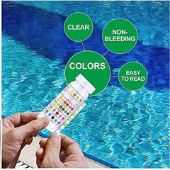6 Way Spa Test Strips for Pool Hot Tub - Chlorine PH Alkalinity