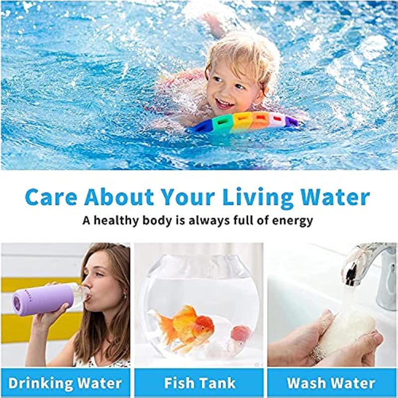 6 Way Spa Test Strips for Pool Hot Tub - Chlorine PH Alkalinity