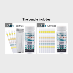 50 100 Pool Spa Test Strips Bromine Alkalinity PH Chlorine Hardness for Hot Tub