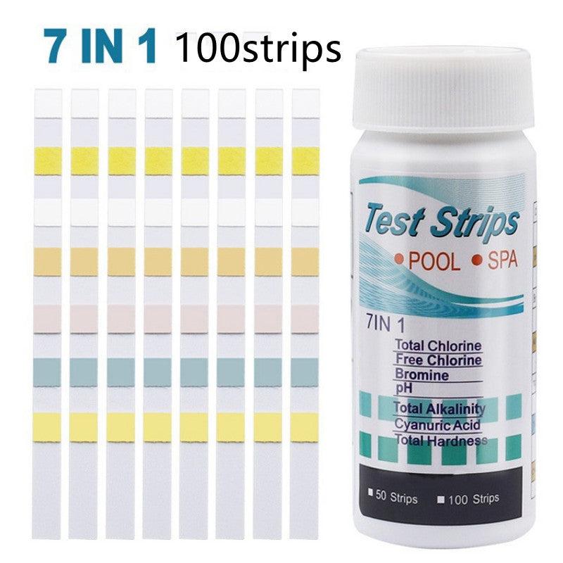50 100 Pool Spa Test Strips Bromine Alkalinity PH Chlorine Hardness for Hot Tub