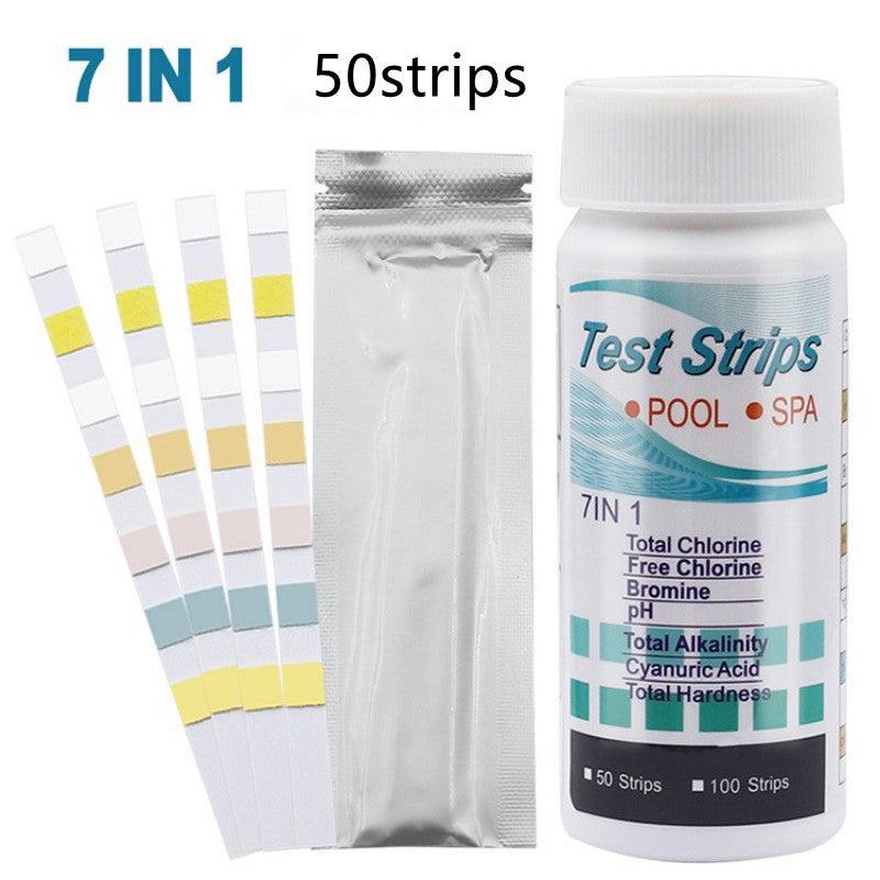 50 100 Pool Spa Test Strips Bromine Alkalinity PH Chlorine Hardness for Hot Tub