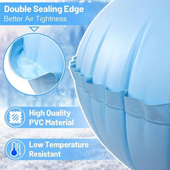 Winter Pool Air Pillows 121 Dia w/ Ropes PVC Ice Equalizer