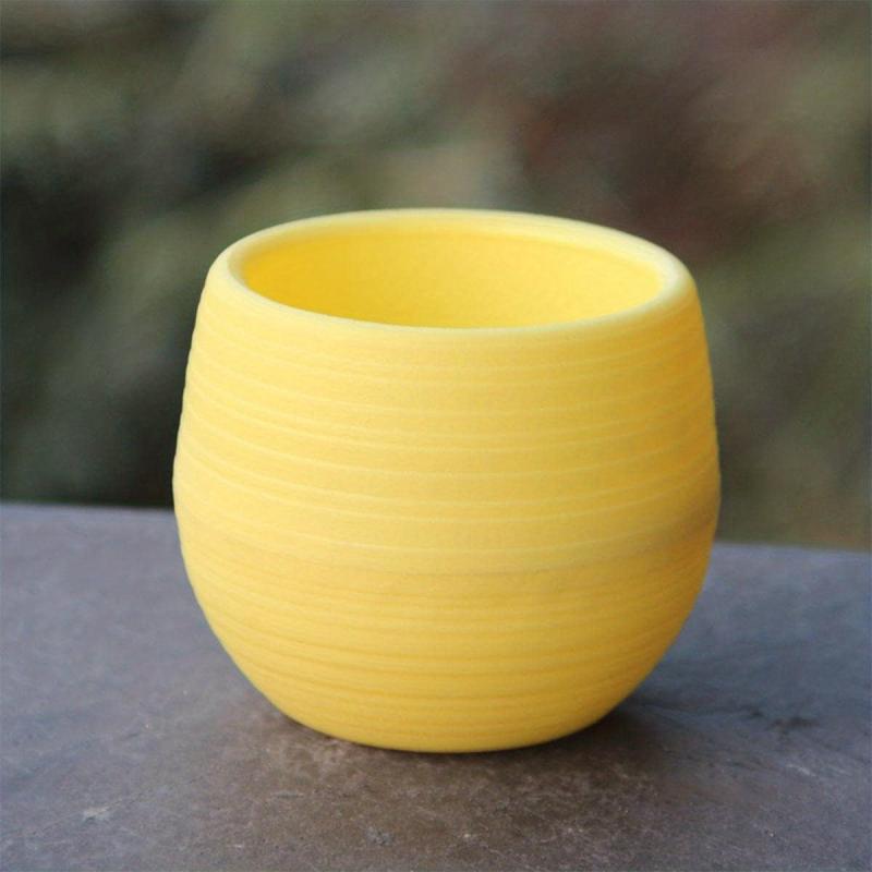 Round Mini Flower Pot Creative Pots Indoor Outdoor Home Decor
