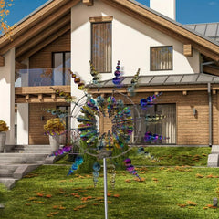 Metal Wind Spinner For Outdoor Decor Yard Patio Lawn Garden Decor