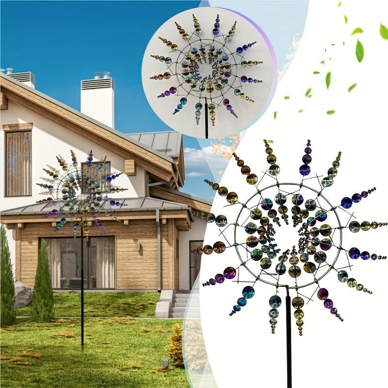 Metal Wind Spinner For Outdoor Decor Yard Patio Lawn Garden Decor