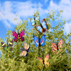 4pcs Butterfly Fairy Garden Ornament Plant Pot Craft Dollhouse Decor