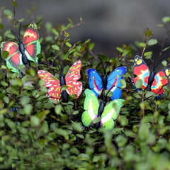 4pcs Butterfly Fairy Garden Ornament Plant Pot Craft Dollhouse Decor