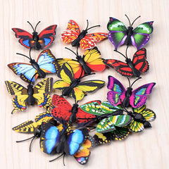 4pcs Butterfly Fairy Garden Ornament Plant Pot Craft Dollhouse Decor