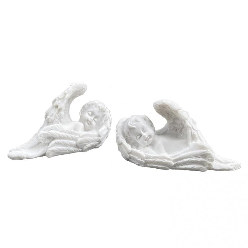 2pcs Angel Statue for Garden Home Decor and Memorials