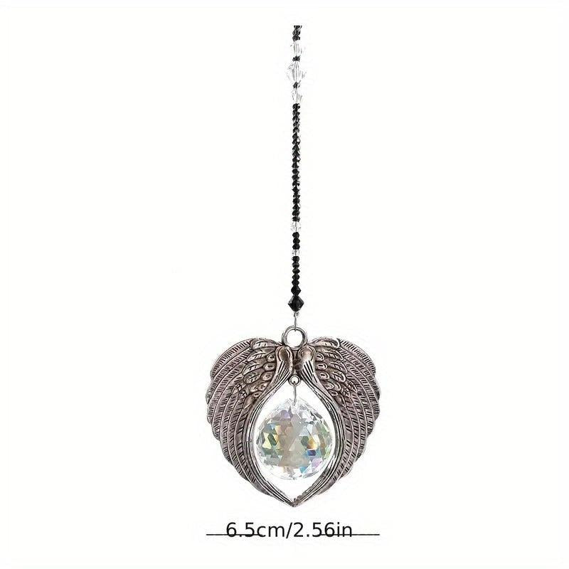 Angel Wings Suncatcher Metal Car Pendant Window Ornament