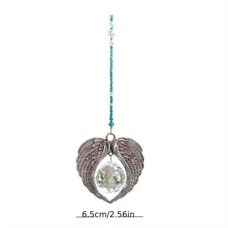 Angel Wings Suncatcher Metal Car Pendant Window Ornament