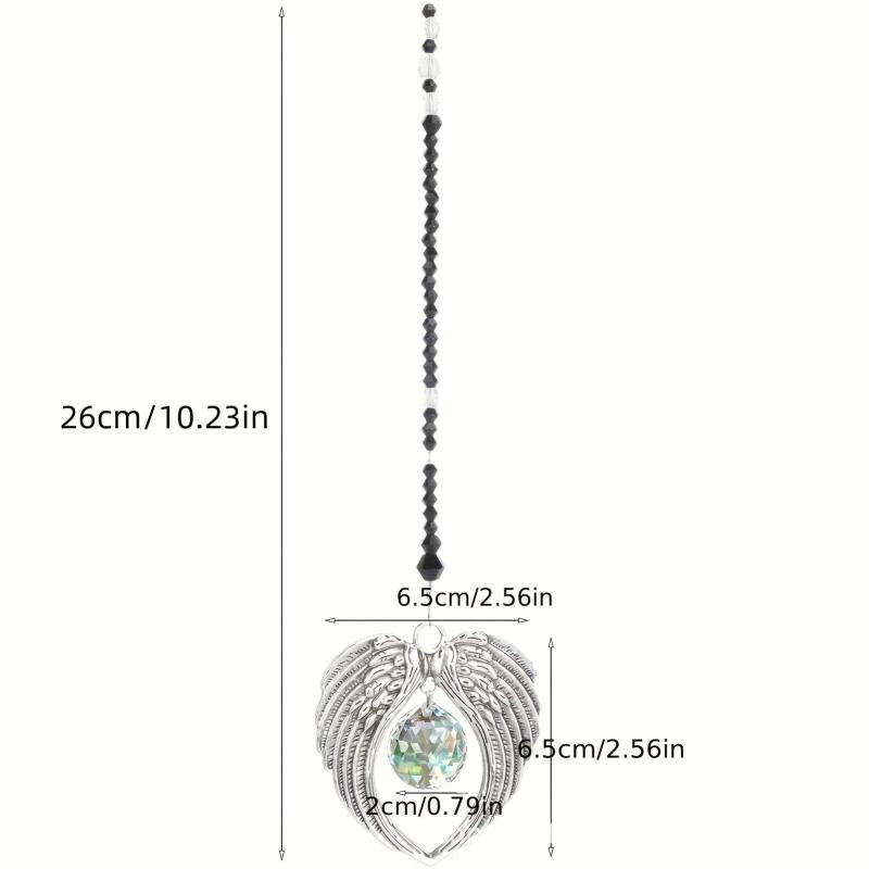 Angel Wings Suncatcher Metal Car Pendant Window Ornament