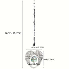 Angel Wings Suncatcher Metal Car Pendant Window Ornament