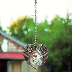 Angel Wings Suncatcher Metal Car Pendant Window Ornament