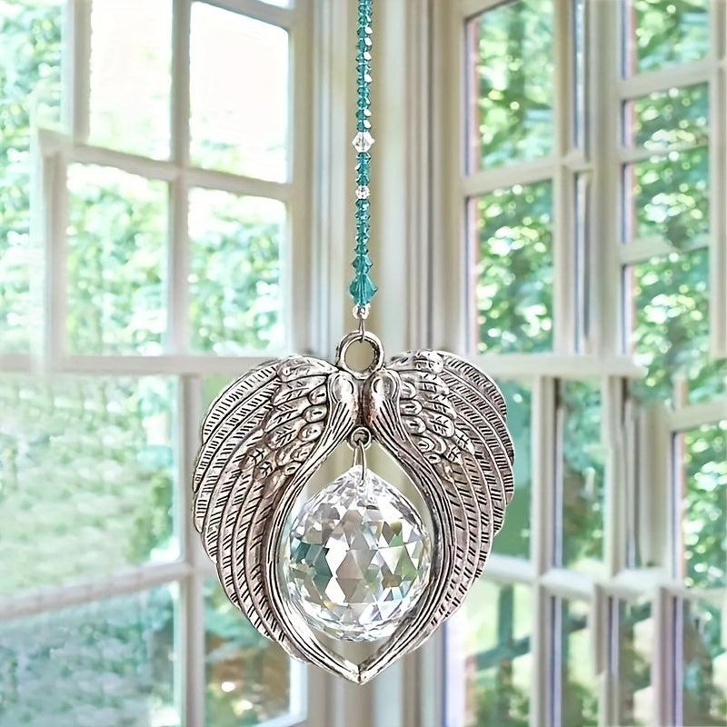 Angel Wings Suncatcher Metal Car Pendant Window Ornament