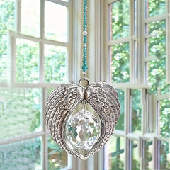 Angel Wings Suncatcher Metal Car Pendant Window Ornament