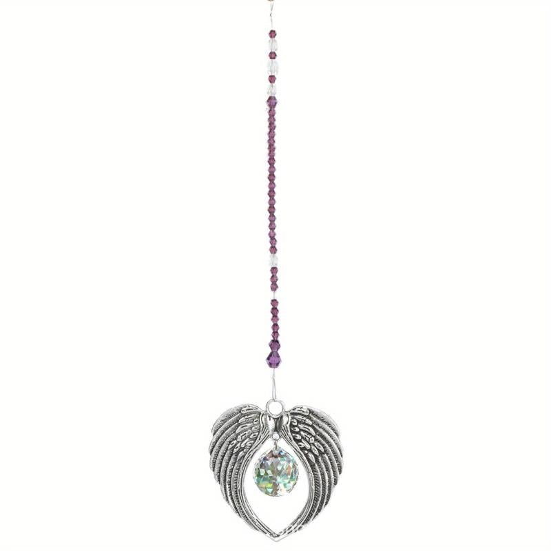 Angel Wings Suncatcher Metal Car Pendant Window Ornament