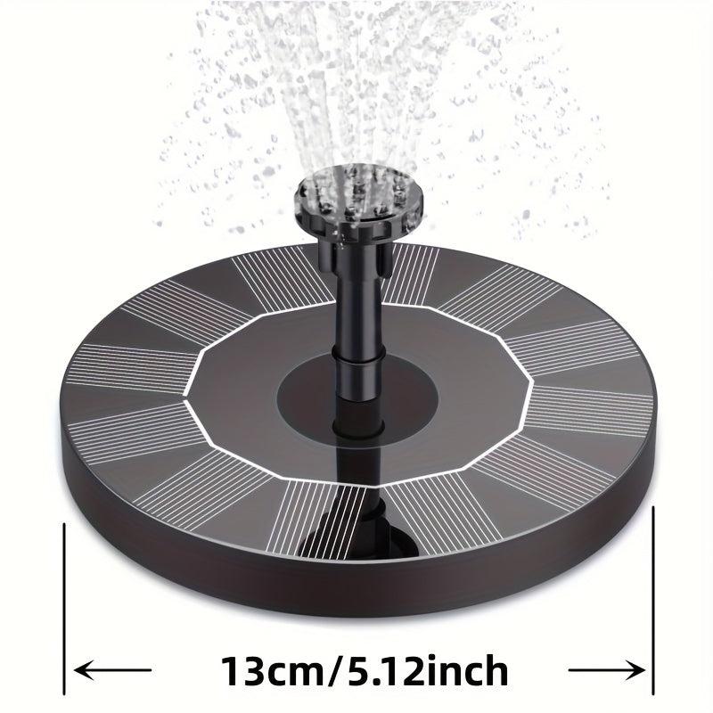 Solar Water Fountain w/ 6 Nozzles & Portable