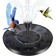 Solar Water Fountain w/ 6 Nozzles & Portable
