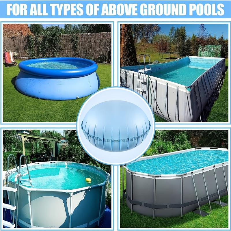 Winter Pool Air Pillows 2pcs 121 Dia Kit Ropes Ice Equalizer Support