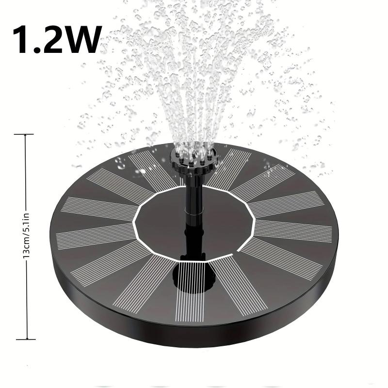 Solar Fountain Pump for Bird Baths Ponds Gardens Swimming Pools Fish Tanks