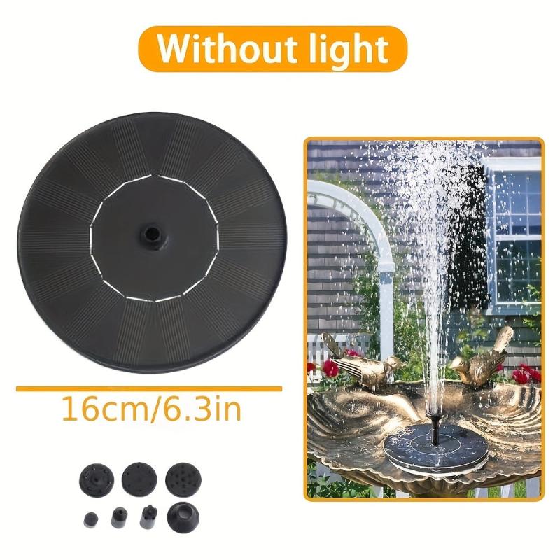 Solar Fountain Pump for Bird Baths Ponds Gardens Swimming Pools Fish Tanks