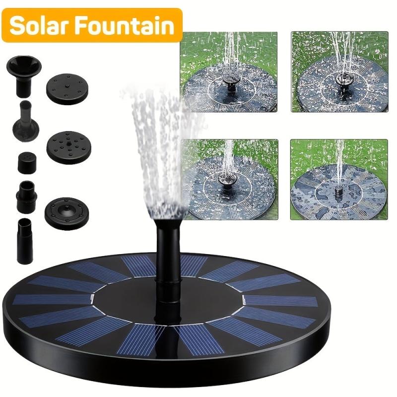Solar Fountain Pump for Bird Baths Ponds Gardens Swimming Pools Fish Tanks