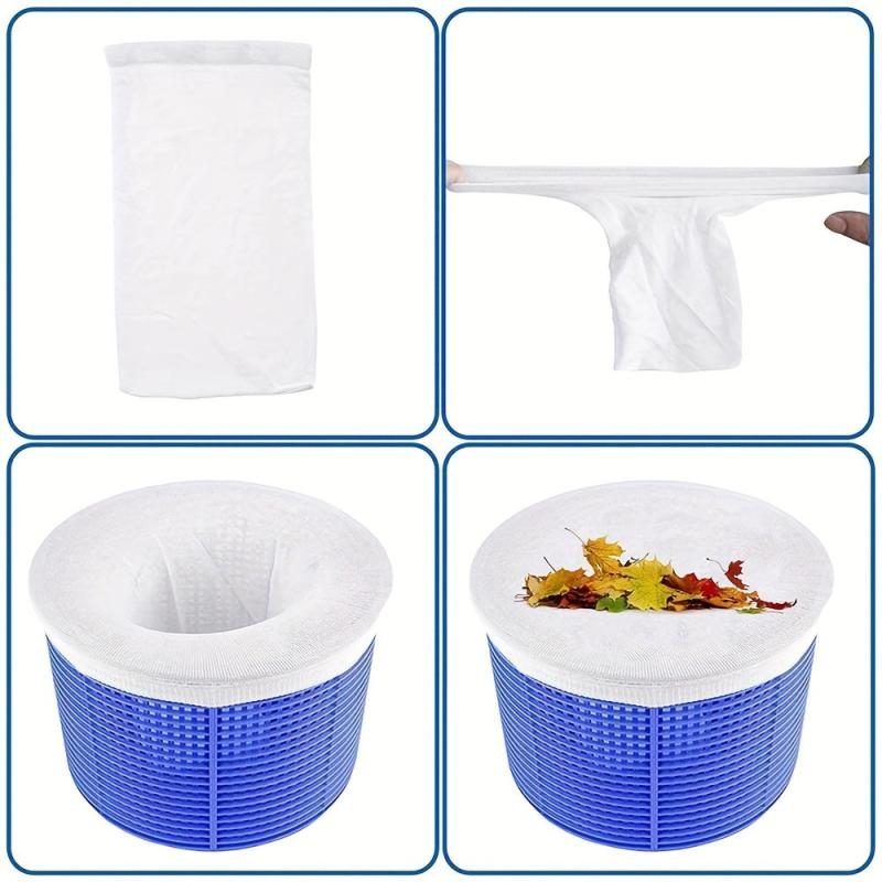 10pcs Pool Skimmer Socks Filters for In Ground Above Ground Pools