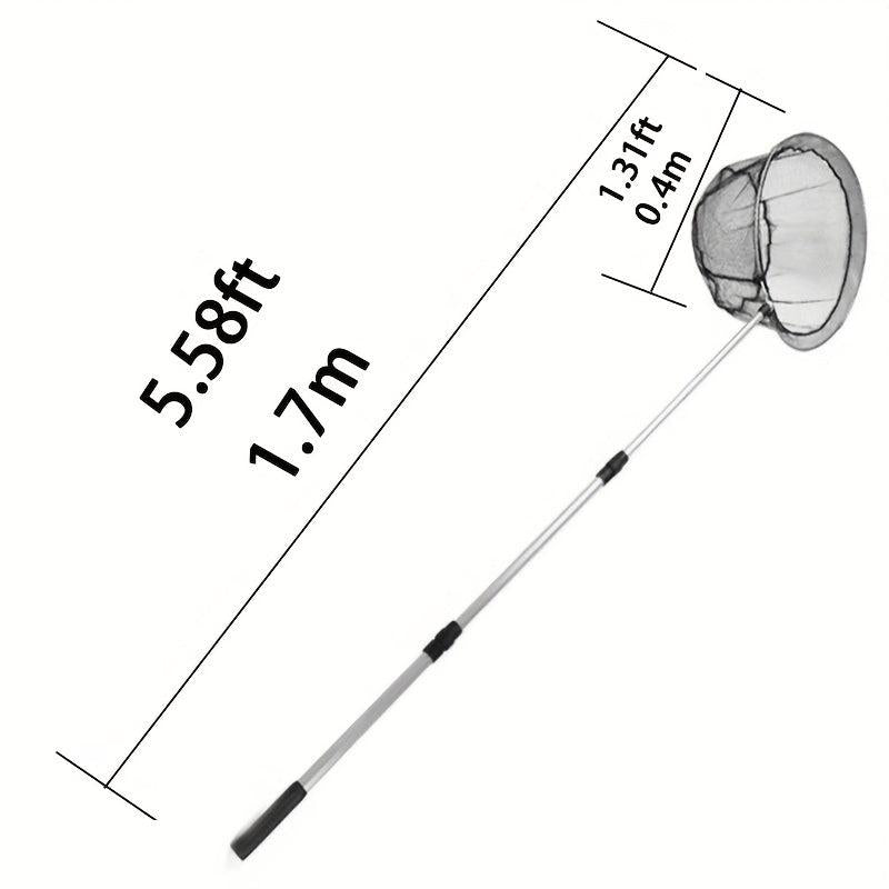 Swimming Pool Cleaning Net Telescoping Pole Handle 170.08 cm Length