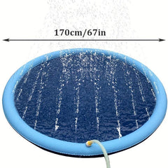 Non-slip Anti-splash Mat for Dogs Water Spray Pool