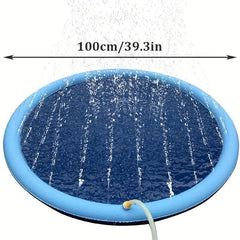Non-slip Anti-splash Mat for Dogs Water Spray Pool