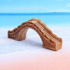 2pcs Bridge Statues For Fairy Garden Outdoor Decor