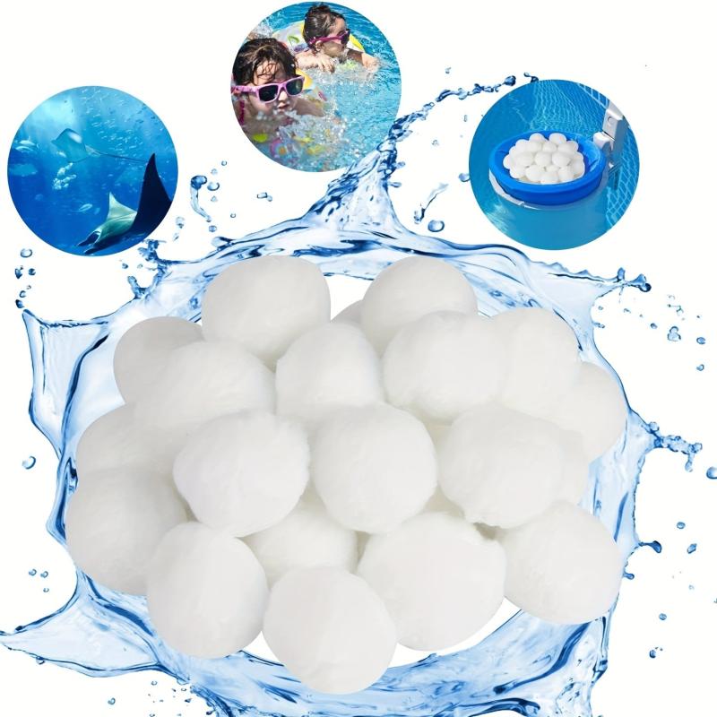 Pool Filter Balls Replacement 25kg Filter Sand Fiber Filter Sand 700g