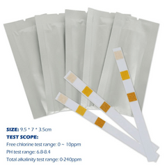 50Packs 3 In 1 Pool Test Strips Spa Hot Tub Swimming Pool Test Strips