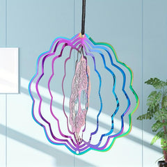 3D Stainless Steel Wind Spinner Tree Of Life Decor