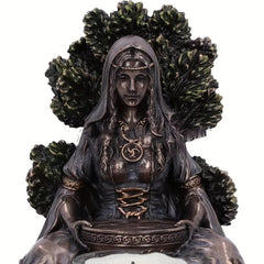 Goddess Resin Statue Candle Holder Home Garden Decor