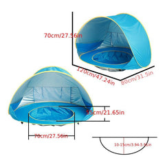 Portable Baby Beach Tent Sun Shelter UV Protection