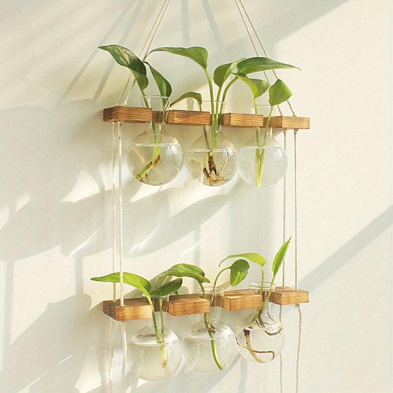 6 Bulb Vase Wall Hanging Propagation Station