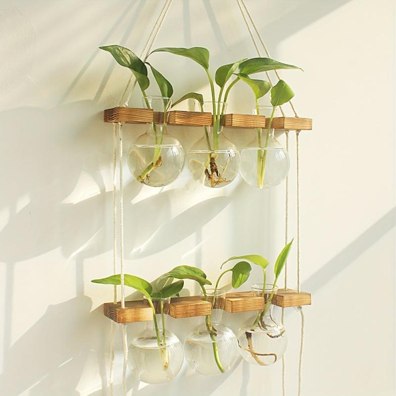 6 Bulb Vase Wall Hanging Propagation Station