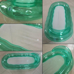 Large Water Hammock Floating Raft Headrest Inflatable Tube Pool Lounge