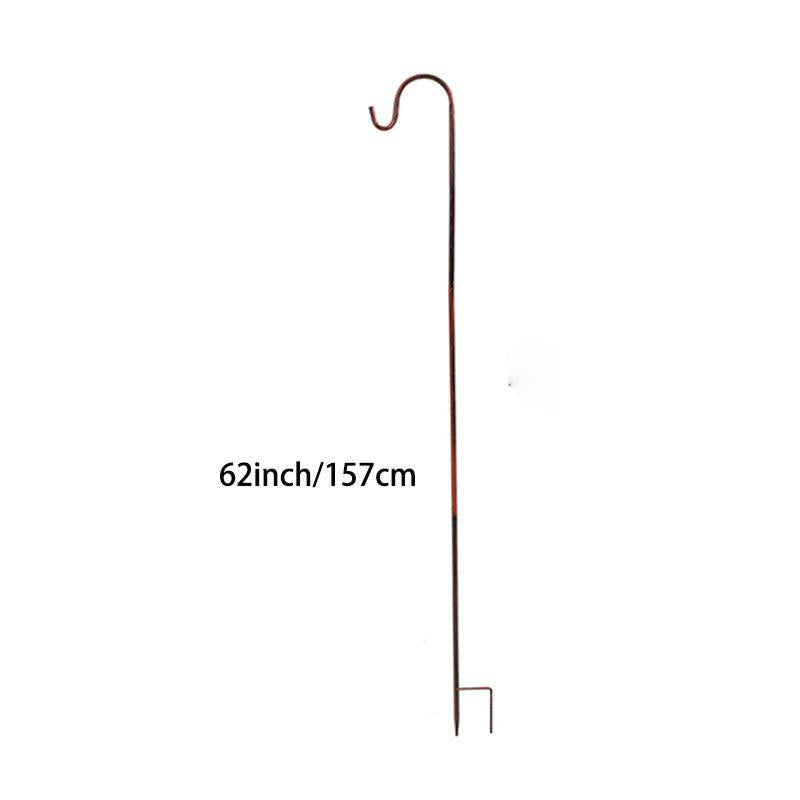 Adjustable Shepherds Hook Bird Feeder Pole Heavy Duty Outdoor Garden Poles