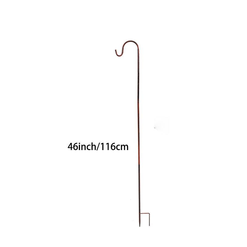 Adjustable Shepherds Hook Bird Feeder Pole Heavy Duty Outdoor Garden Poles