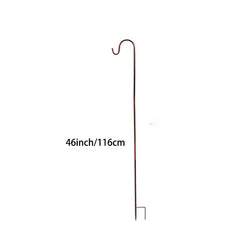 Adjustable Shepherds Hook Bird Feeder Pole Heavy Duty Outdoor Garden Poles