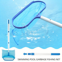 Pool Leaf Net Telescopic Skimmer Rake for Cleaning Pools & Ponds